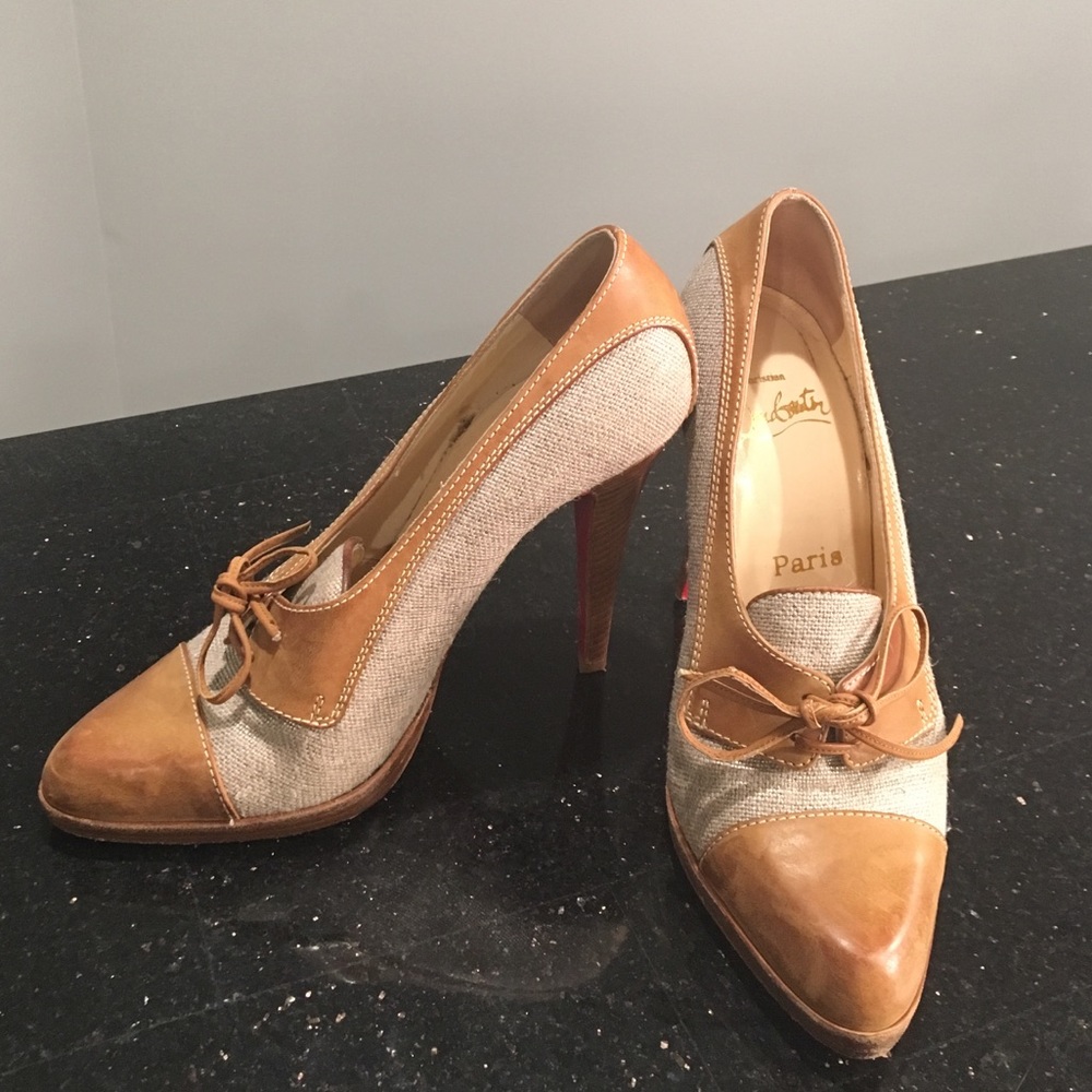 Christian Louboutin red bottom very smart heels